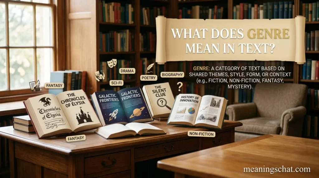 What Does Genre Mean in Text