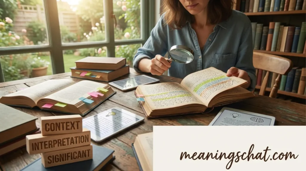 What Does Significant Meaning in Text