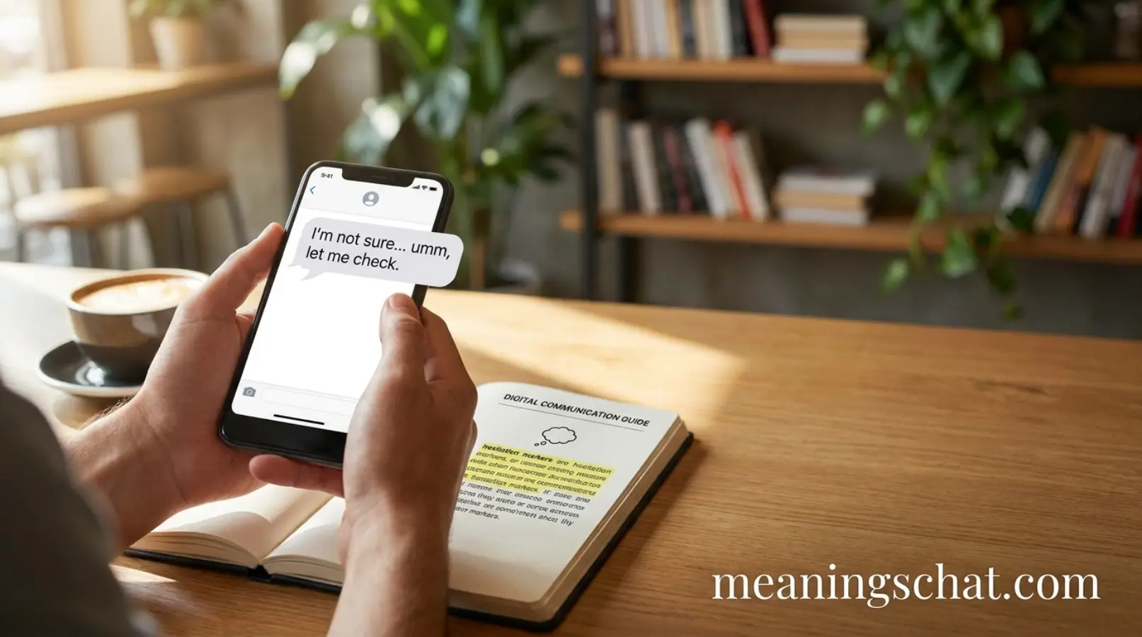 umm meaning in text