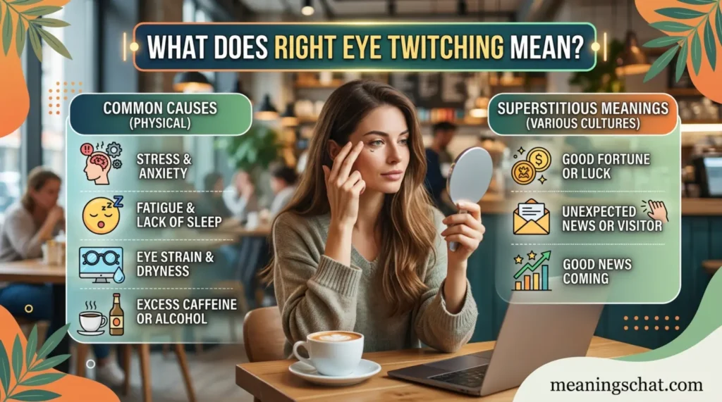 What Does Right Eye Twitching Mean