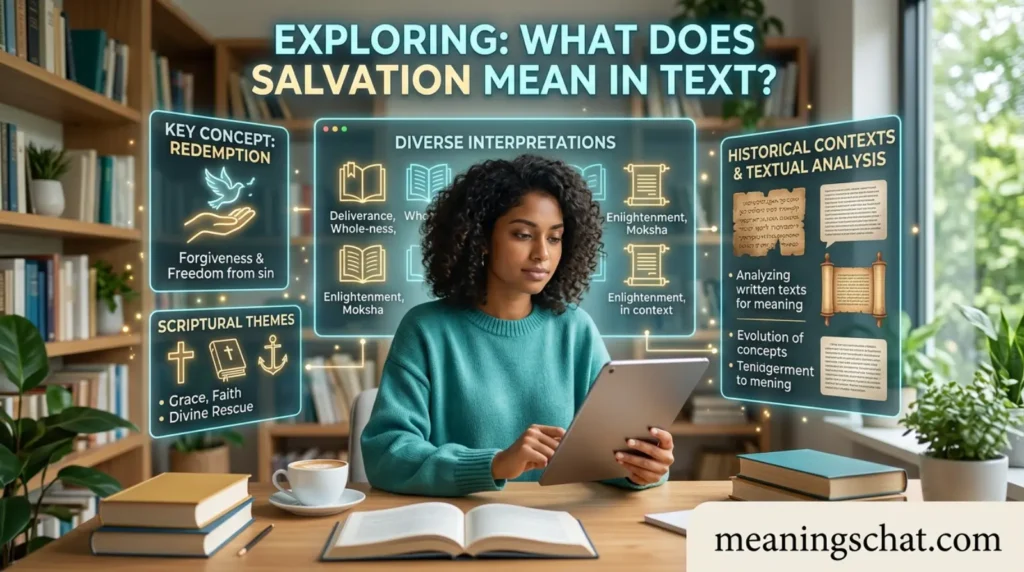 What Does Salvation Mean in Text