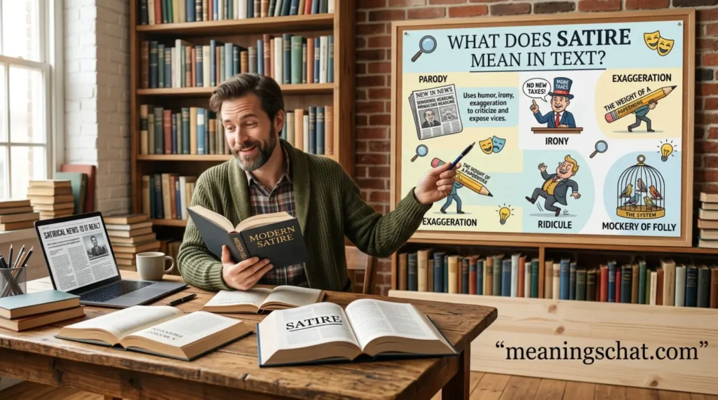 What Does Satire Mean in Text