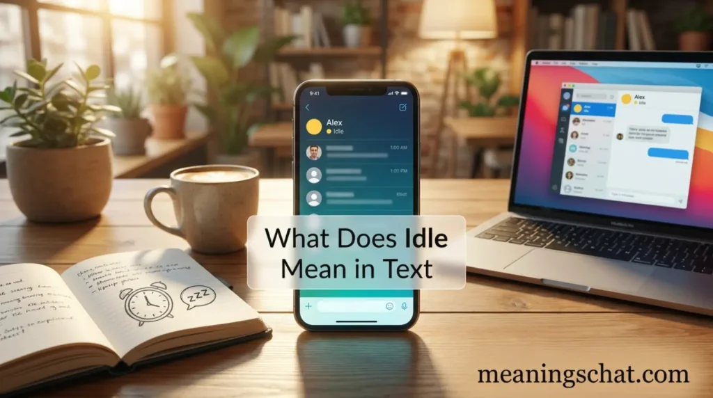 What Does Idle Mean in Text