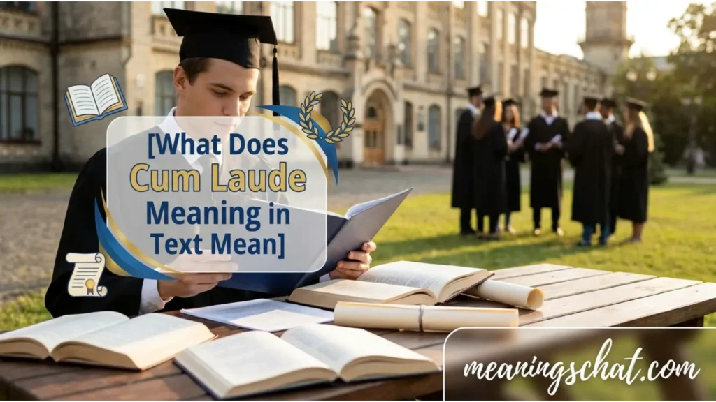 What Does Cum Laude Meaning in Text Mean