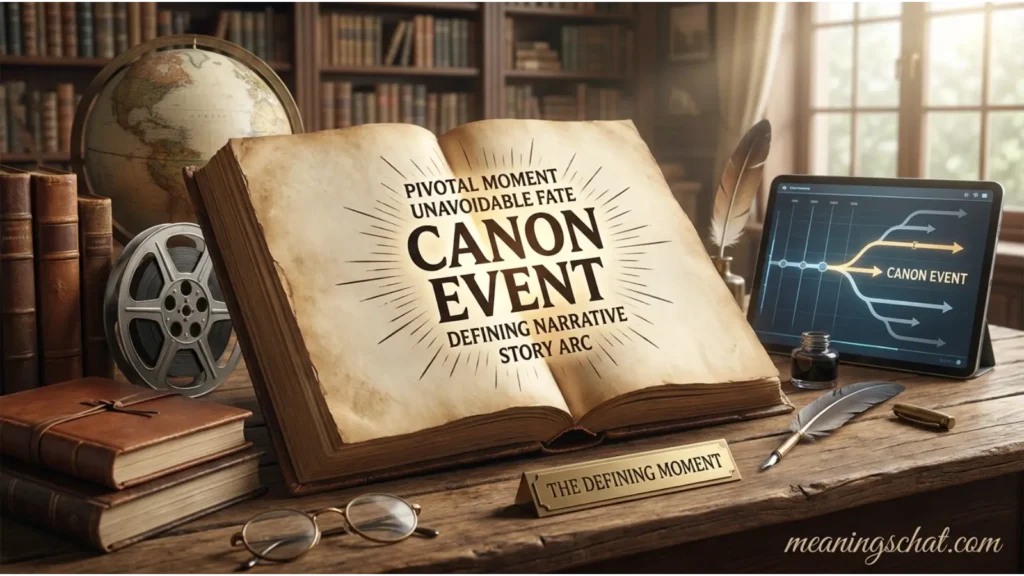 What Does Canon Event Mean in Text