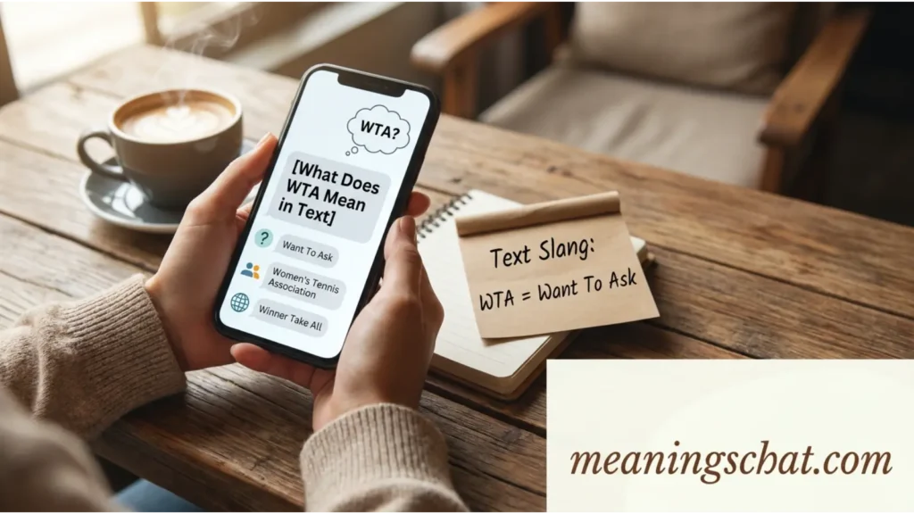 What Does WTA Mean in Text