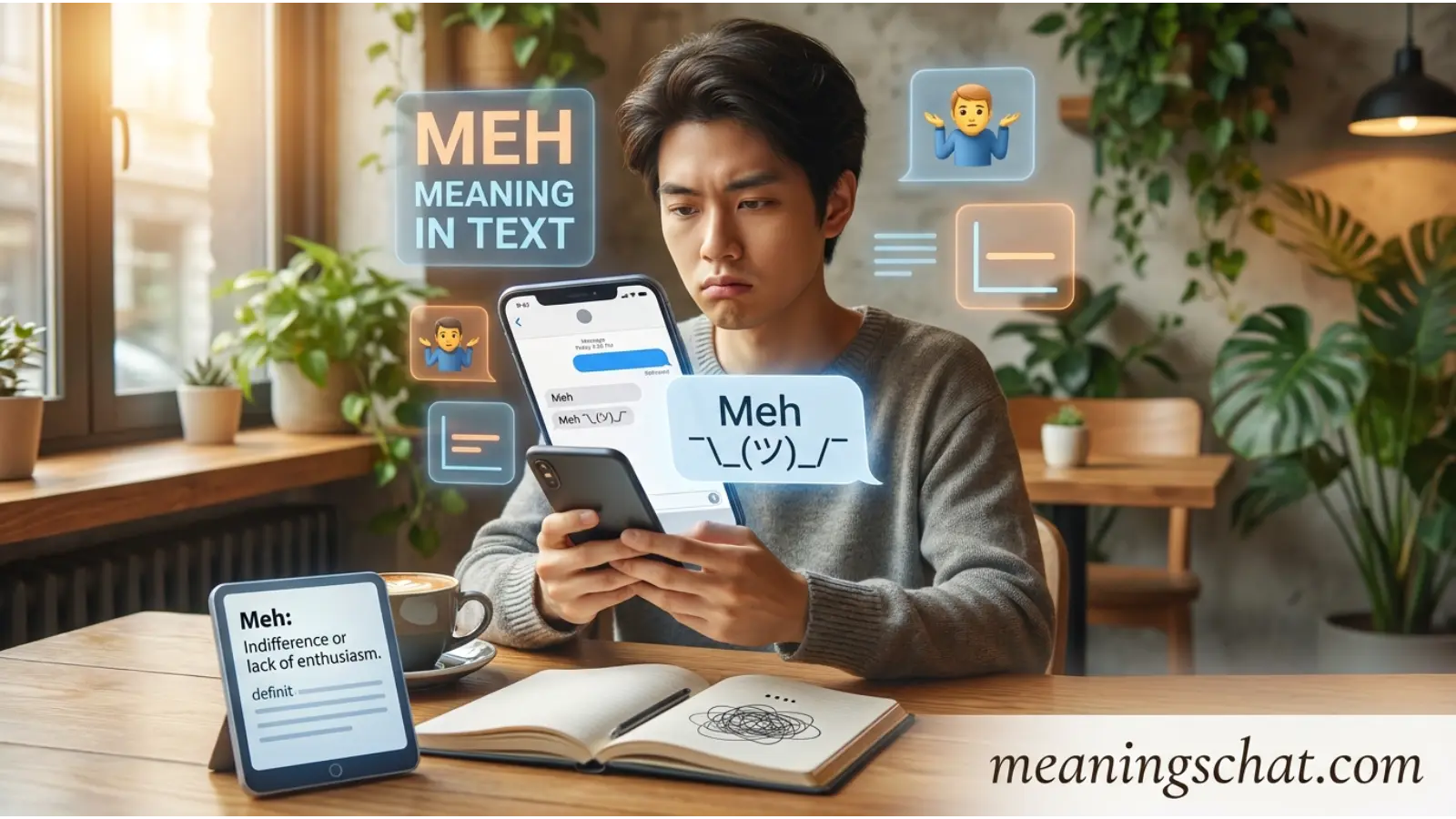 Meh Meaning in Text
