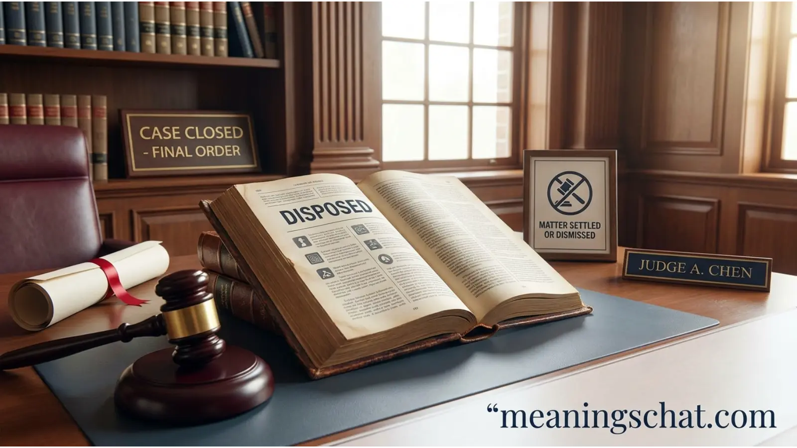 Disposed Meaning in Court