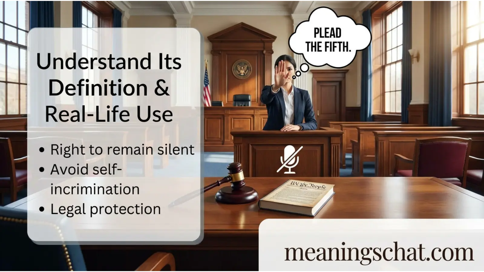 plead the fifth meaning