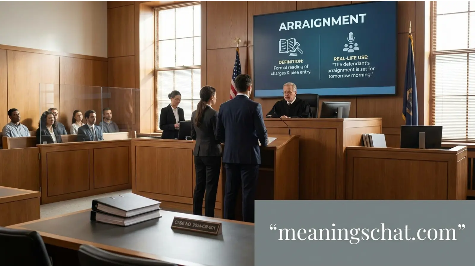 arraignment meaning