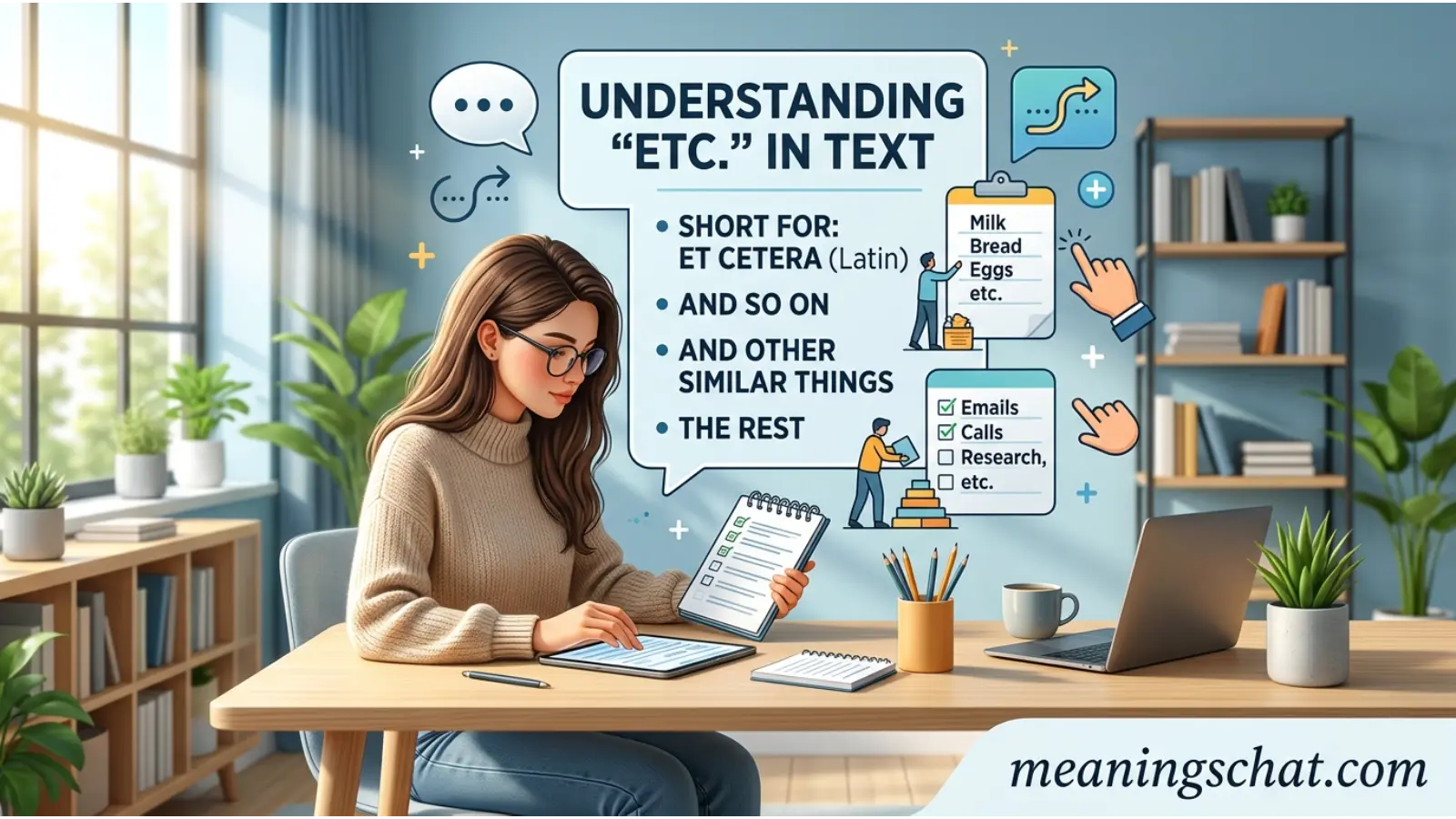 etc meaning in text
