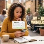 jw meaning in text