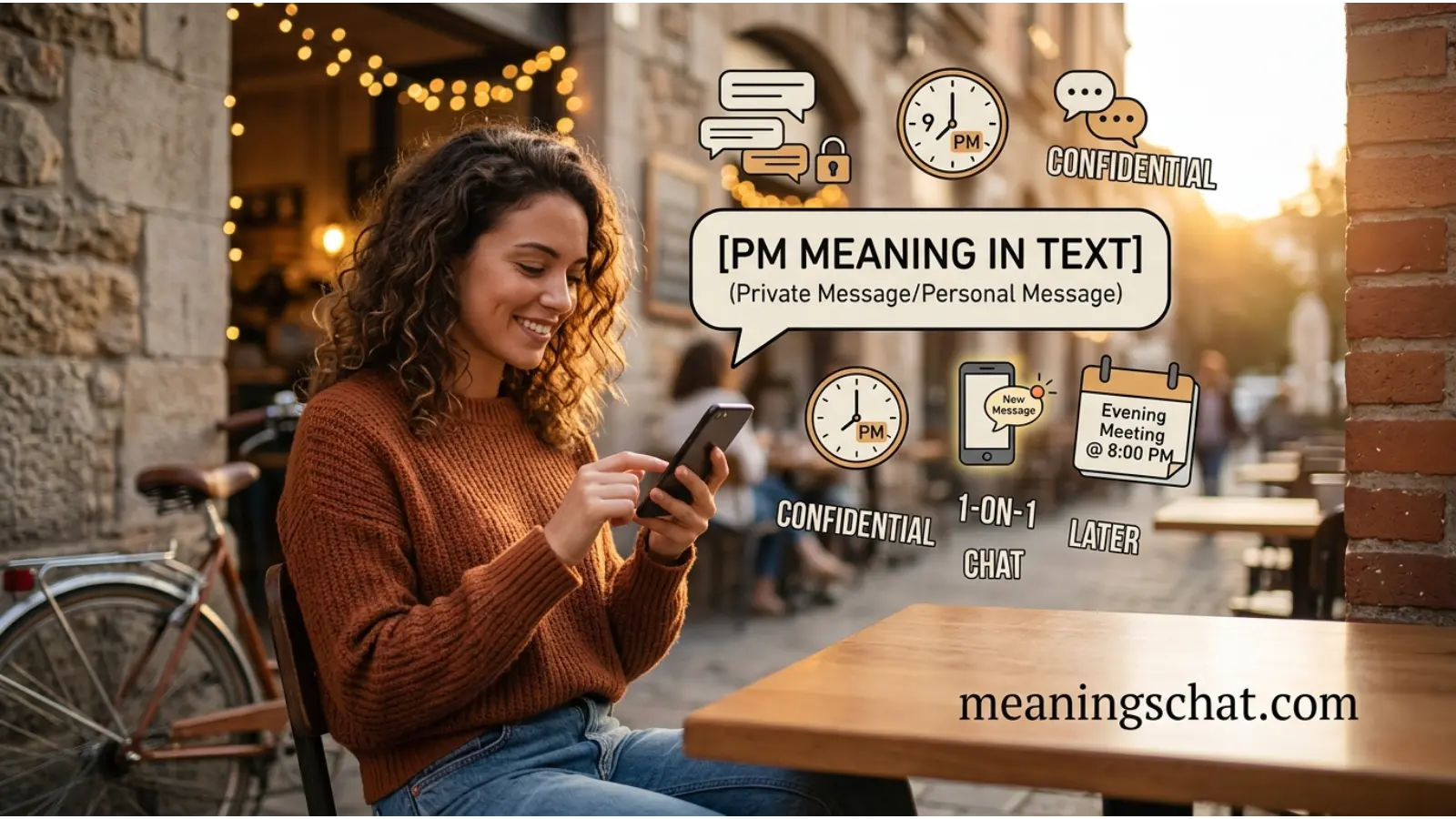 pm meaning in text