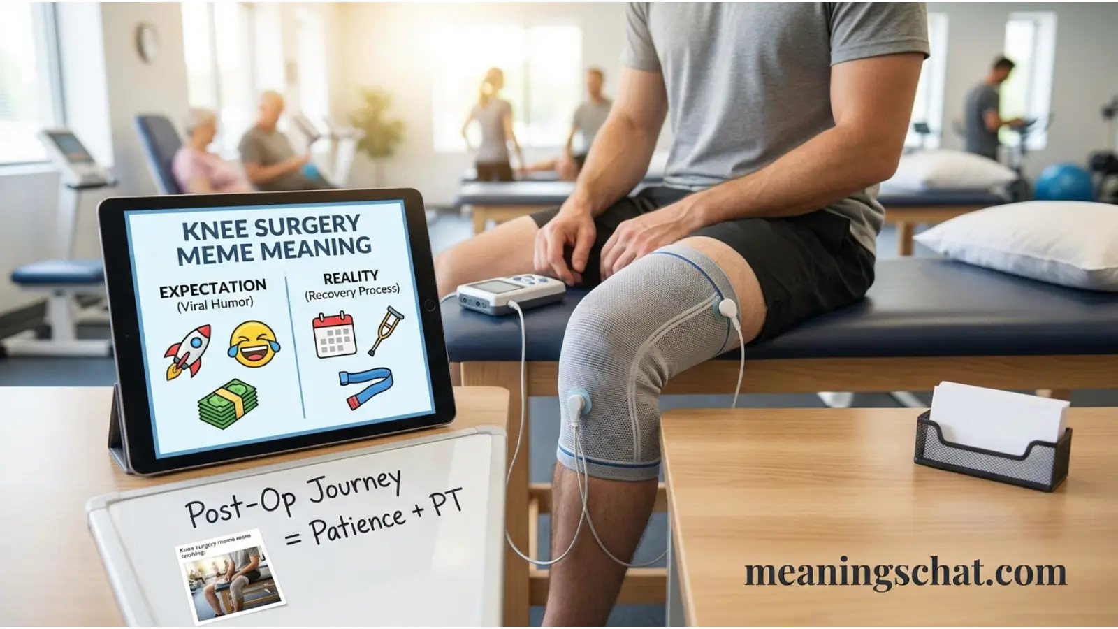 knee surgery meme meaning