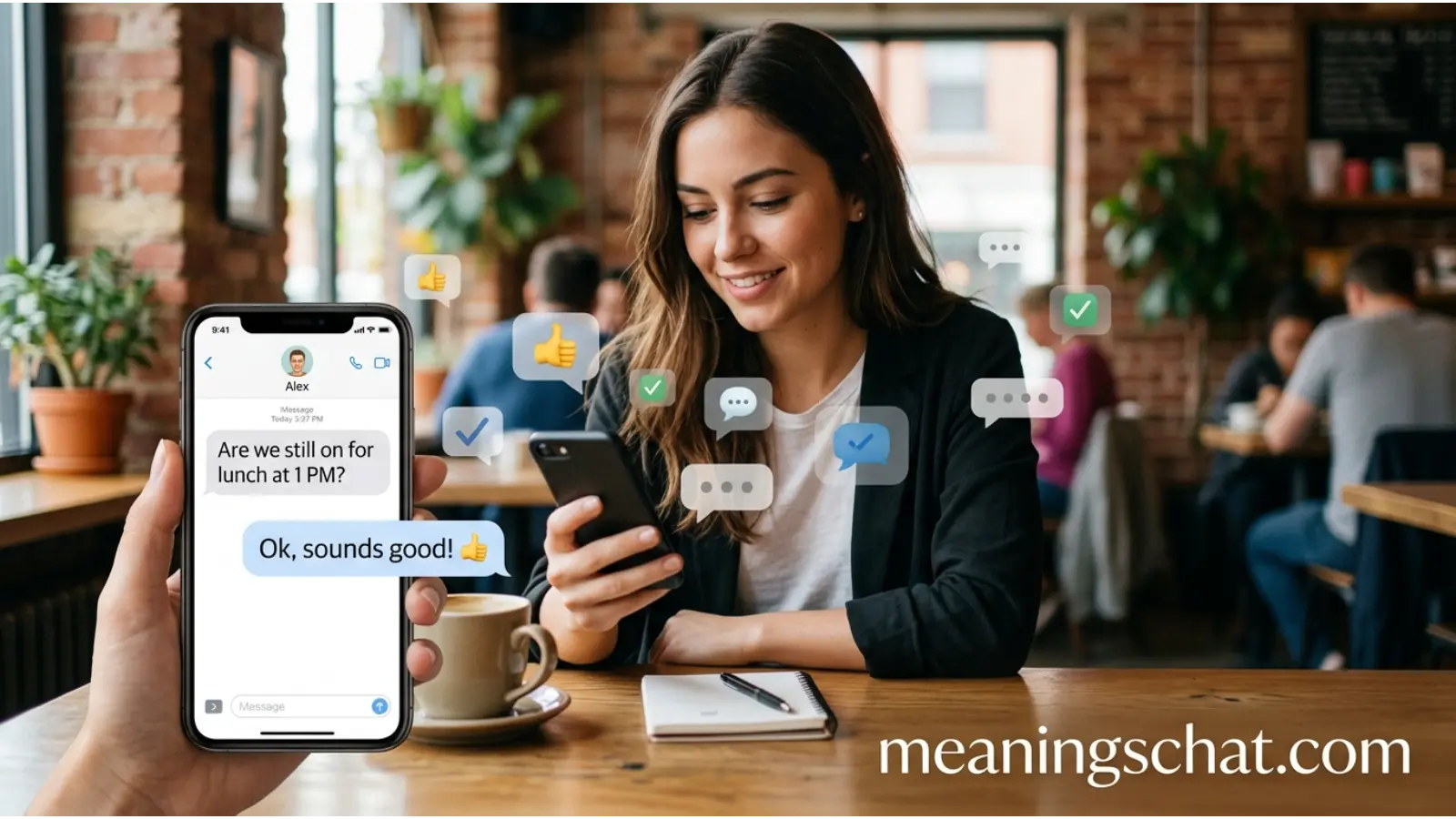 ok meaning in text
