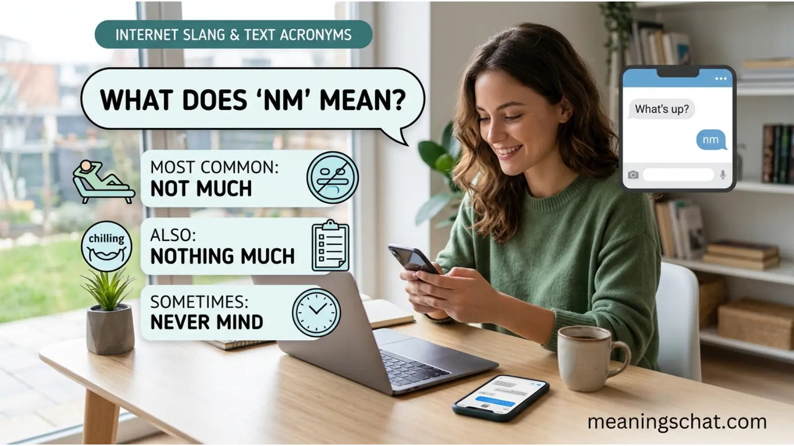 nm meaning in text