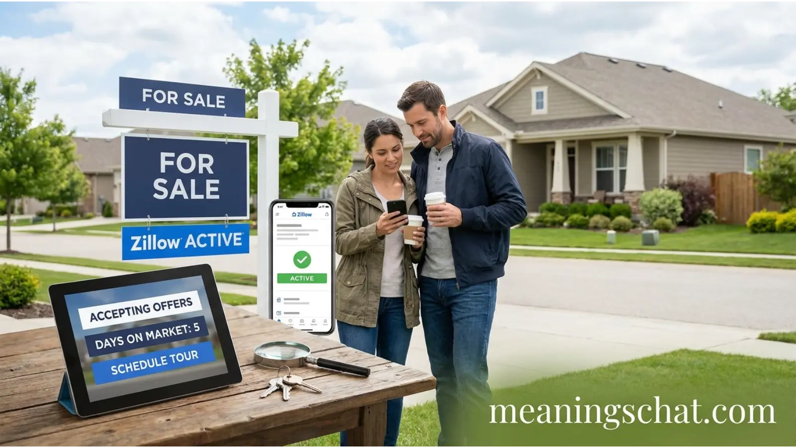 active meaning on zillow