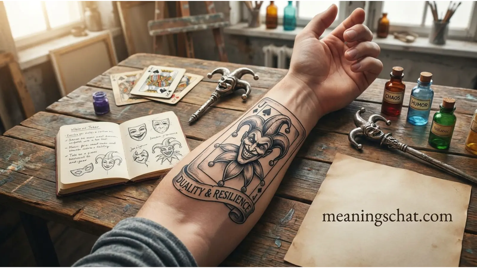 joker tattoo meaning