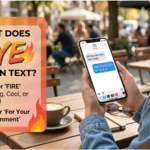 fye meaning in text