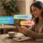 hb meaning in text