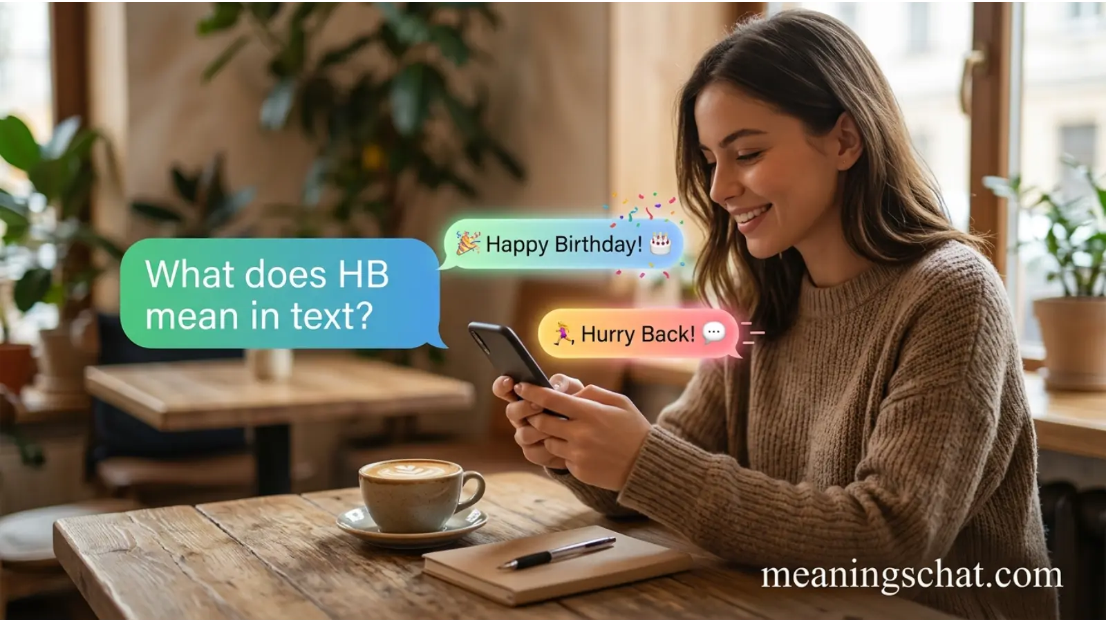 hb meaning in text